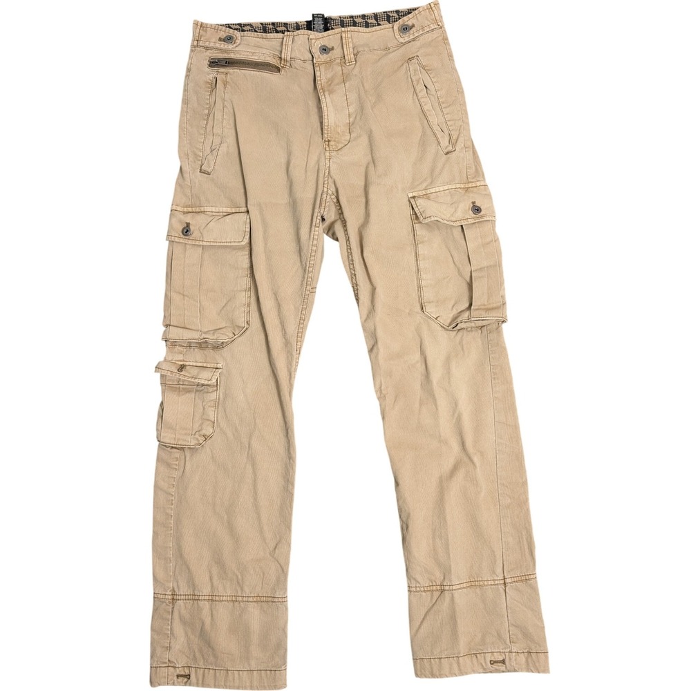 Bar III Mens Cargo Pants 30W‎ 30L Beige Cotton Casual Outdoor Utility